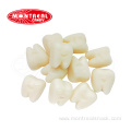 Teeth shape Halloween soft confectionery with sugar free